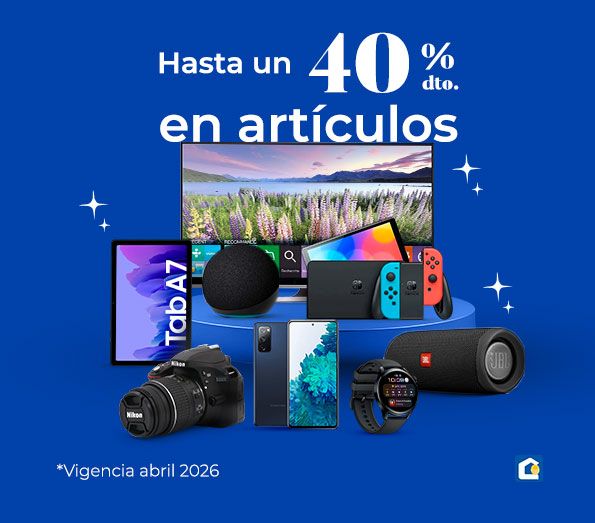 Electrónica hasta un 40%