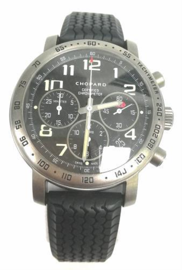  Reloj Chopard Mm 8915 40mm Titanio/caucho  Cronogr