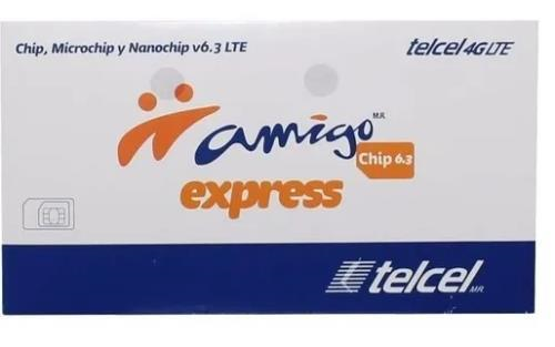 Chip Amigo Express Telcel                         
